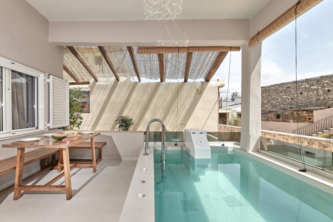 2 Bedroom Villa With Heated Swimming Pool-Spa Whirlpool-Bbq! Melidhónion Exterior foto