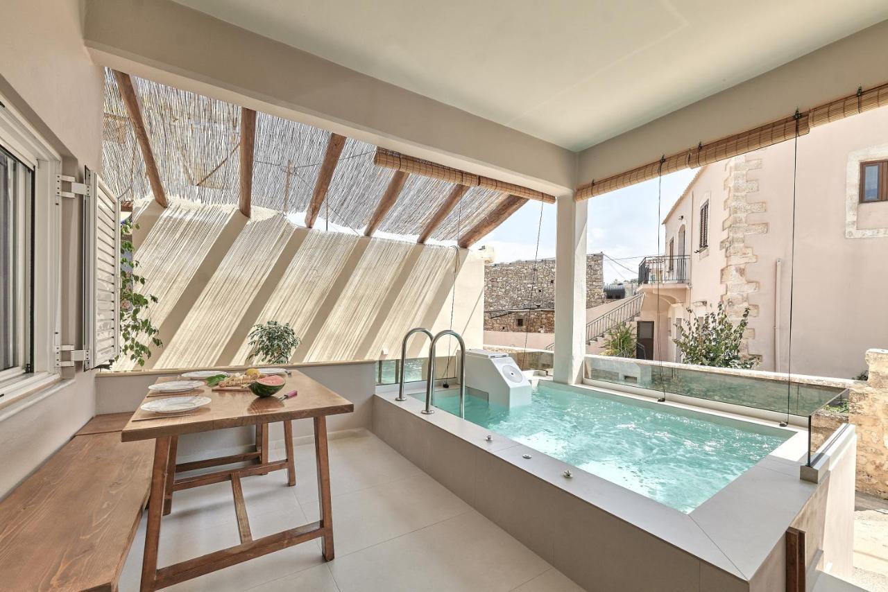 2 Bedroom Villa With Heated Swimming Pool-Spa Whirlpool-Bbq! Melidhónion Exterior foto